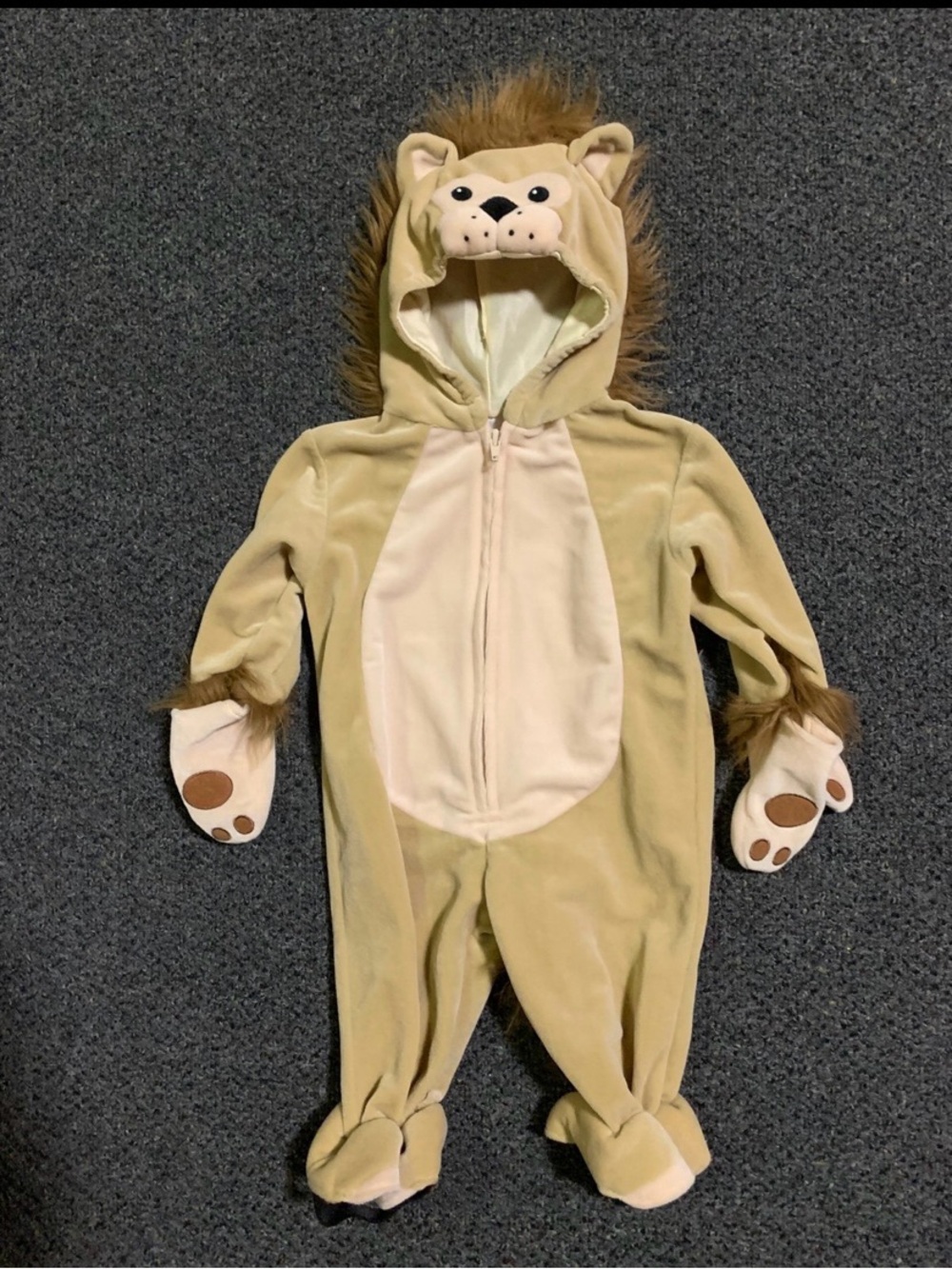 Miniwear size 6/9 month lion costume